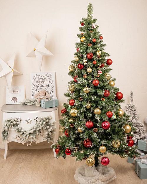 Ель с инеем и шишками B2 «Повесть» опт фото 10