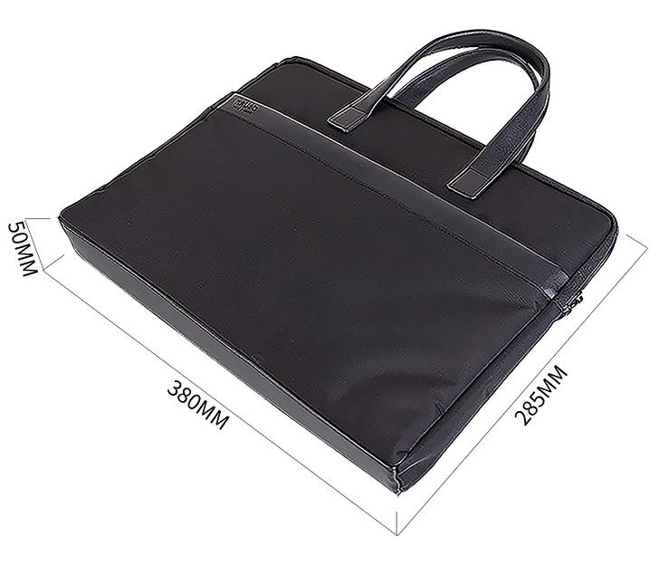 Папка-портфель Deli 63751BLACK 1 отдел. терилен черный фото 3