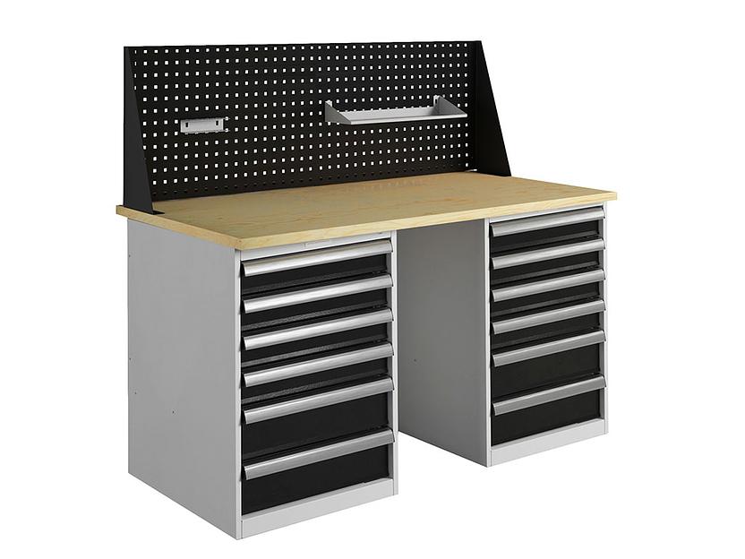 Верстак слесарный металлический Практик Expert T W150 комплект4 (ExpTW150.T6/T6.010) фото 1