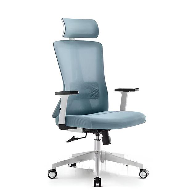 Кресло офисное, современный стиль (небесно-голубой), под заказ фото 1