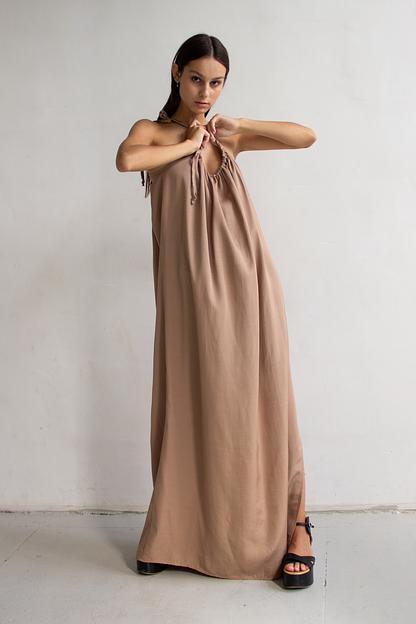 Сарафан длинный  TROPIC025/01/Бежевый  фото 1