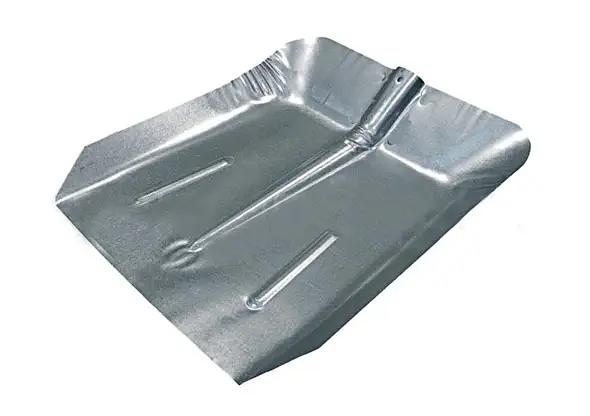 Лопата снеговая стальная 380х380 мм без планки и черенка, арт.СНЕГ-03.23 ОПТ фото 1