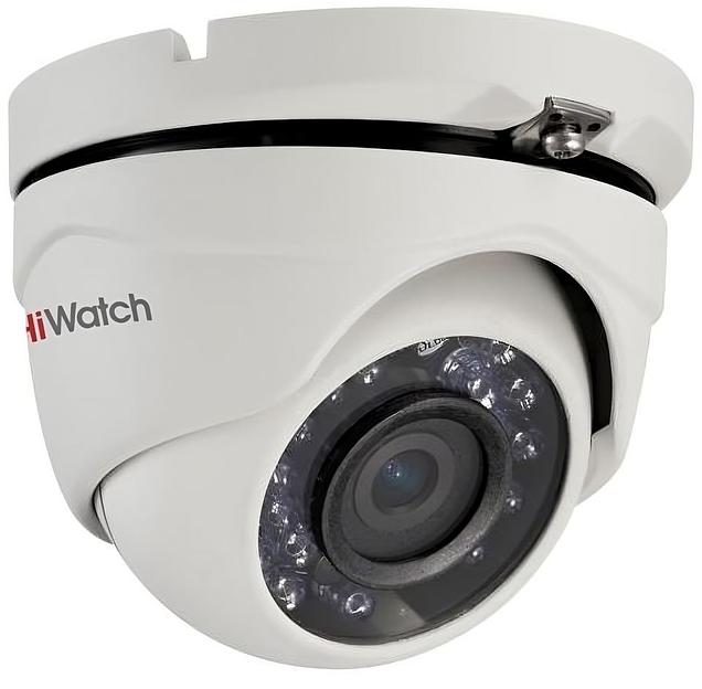Камера видеонаблюдения аналоговая HiWatch DS-T203A(B) (2.8mm) 2.8-2.8мм HD-TVI цв. корп.:белый фото 1