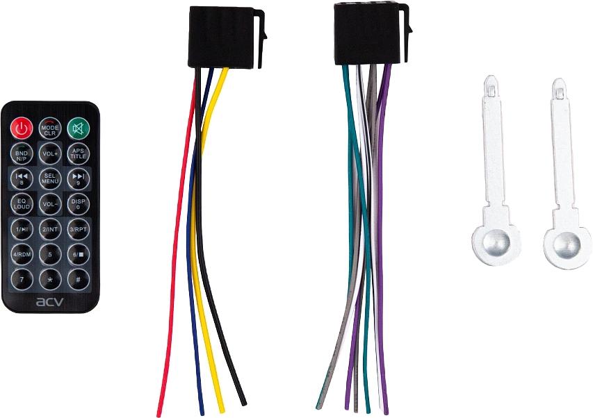 Автомагнитола ACV AVS-601UBM 1DIN 4x50Вт AUX 3 (43340) фото 9