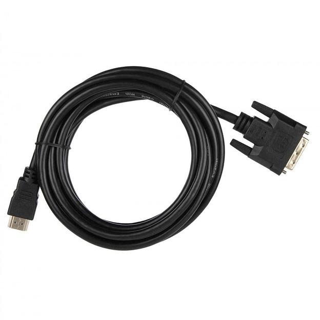 Кабель ACD Кабель ACD-DHDM1-30B |ACD-DHDM1-30B| HDMI 1.4, Golden Plated,19m/25m, HDMI-DVI Черный, 3м, (742316) фото 1