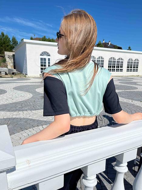 Платье-поло с разрезами фото 6