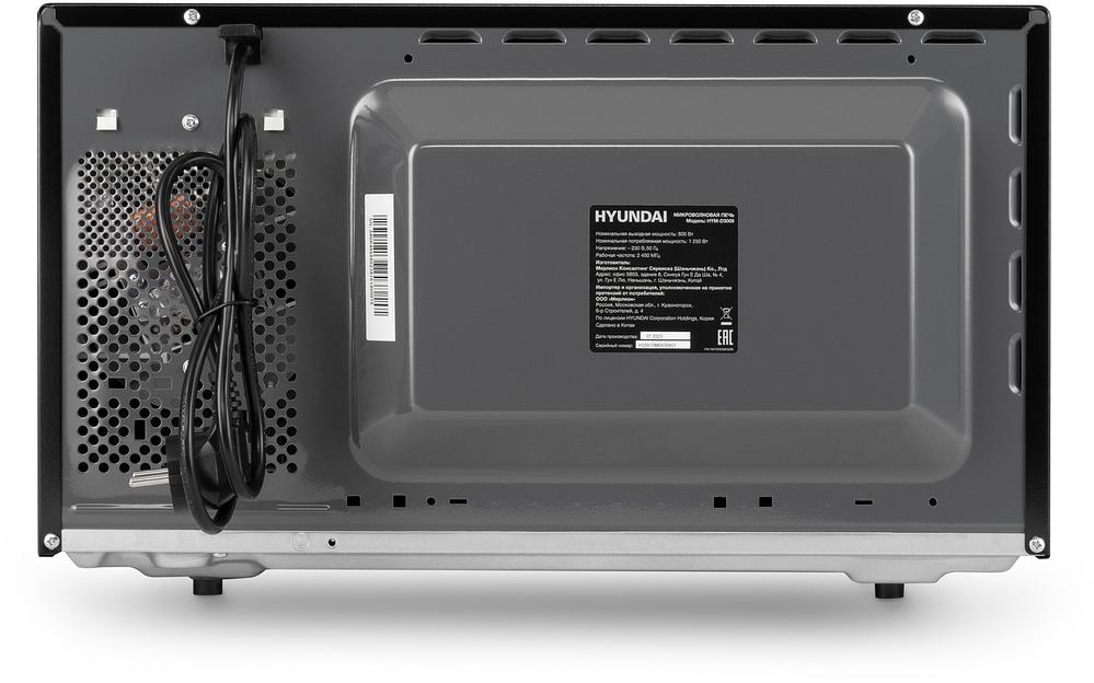 Микроволновая Печь Hyundai HYM-D3009 23л. 800Вт нержавеющая сталь фото 7