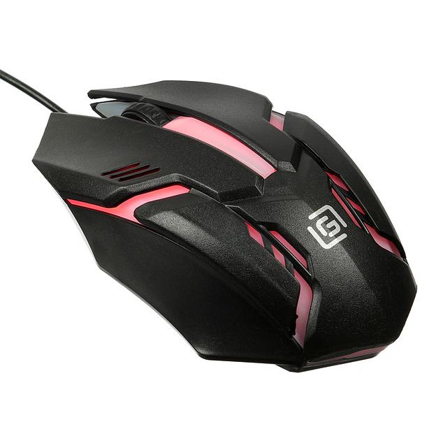 Мышь Оклик 396M INSOMNIA черный оптическая (1000dpi) USB (3but) фото 4