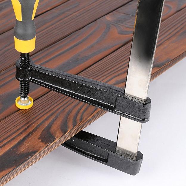 Струбцина F-образная Deli DL110830 300x80 мм, макс. усилие зажима 1500N, резьба 9,5мм фото 10