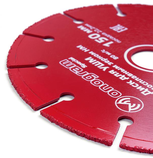 Диск пильный по дер. Monogram 086-716 d=150мм d(посад.)=22.2мм (угловые шлифмашины) (упак.:1шт) фото 2