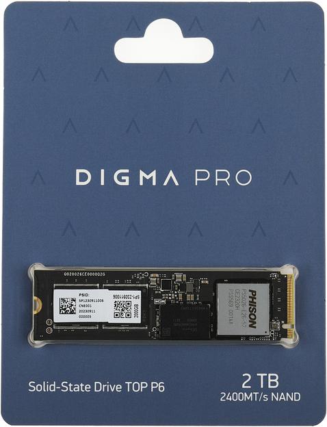 Накопитель SSD Digma PCIe 5.0 x4 2TB DGPST5002TP6T4 Pro Top P6 M.2 2280 фото 3