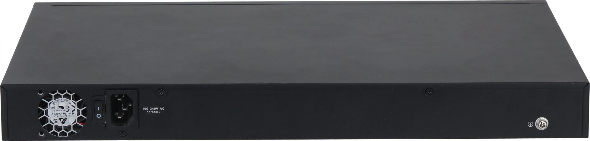 DAHUA DH-S4220-16GT-240 20-портовый гигабитный управляемый коммутатор с PoE, уровень L2, 16xRJ45 1Gb PoE, 2xRJ45 1Gb, 2xSFP 1Gb, суммарно до 240Вт, коммутация 56 Гбит/с, MAC-таблица 8к, металл фото 3