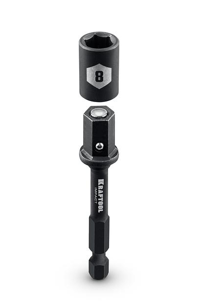 KRAFTOOL CLEAN “Nut driver”, 8 мм, бита с торцовой головкой (26371-08) фото 1