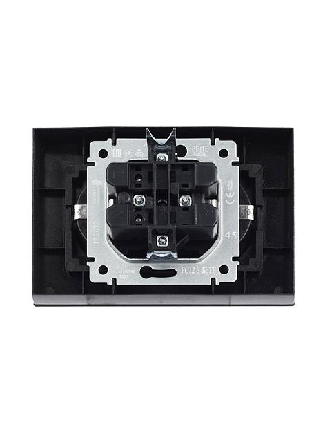 IEK BR-R21-16-K45-F BRITE Роз. 2-я с з/к без з/ш 16А в сб. РС12-3-БрТБ бр. фото 4