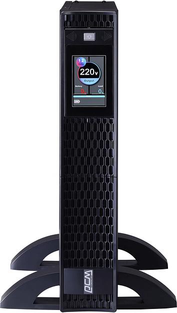 Источник бесперебойного питания Powercom Next, On-Line, 1000VA/1000W, Rack/Tower, 8*IEC320-C13, LCD, Serial+USB, SmartSlot, подкл. доп. Батарей (2027157) фото 2