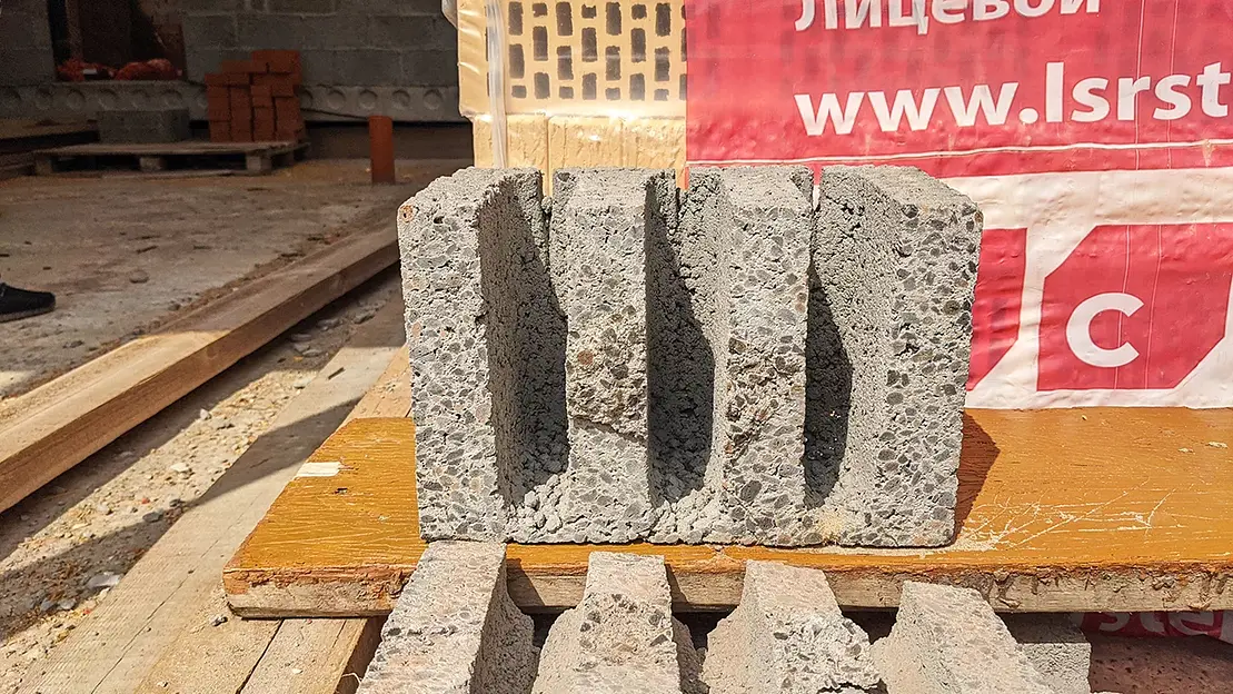 Керамзитобетонный блок «Крупноформатный» фото 3