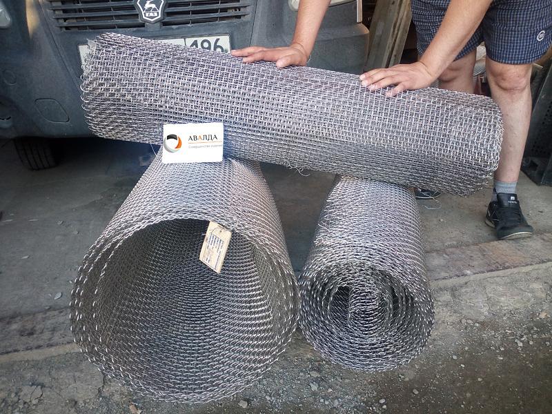 Сетка проволочная тканая квадратная ГОСТ 3826-82 ячейка 1,2 мм, d 0,32 мм фото 4