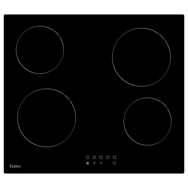 Встраиваемая варочная панель электрическая EVELUX EVELUX HEV 640 B фото 1