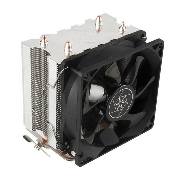 SST-KR03 Kryton CPU Cooler, excellent cooling and low noise, silent hydraulic bearing 92mm blue LED fan, universal Socket compatibility, RTL {20} фото 2
