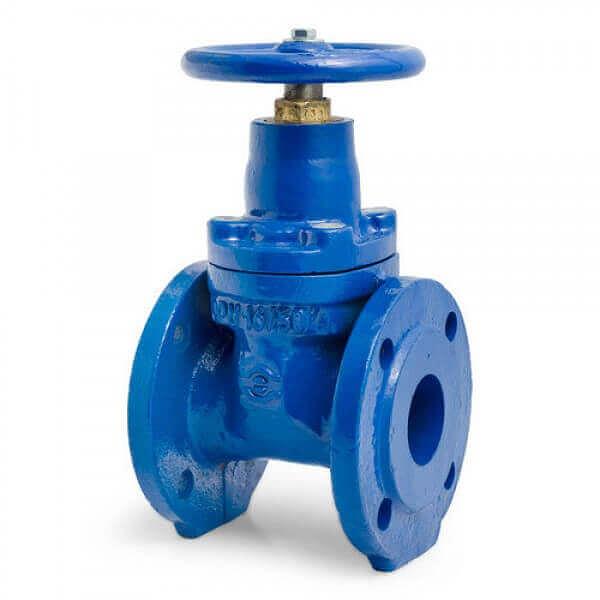 Задвижка чугунная МЗВ обрезиненный клин Ду 250 Ру10 фланцевая Завод им Гаджиева фото 1