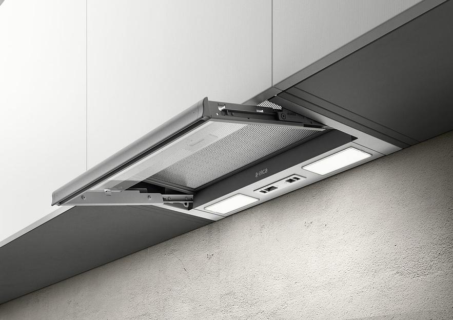 Вытяжка встраиваемая Elica Ciak 2.0 GR/A/90 нержавеющая сталь управление: ползунковое (1 мотор) фото 3
