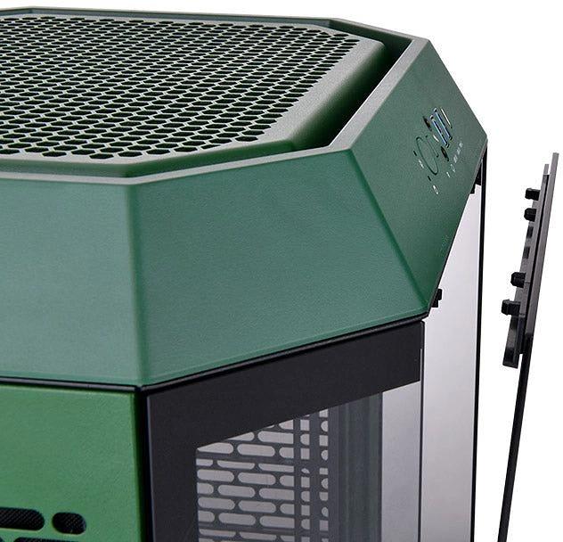 Корпус Thermaltake The Tower 300 Racing Green без БП mATX 11x120mm 5x140mm 2xUSB3.0 1xUSB3.1 audio bott PSU фото 6