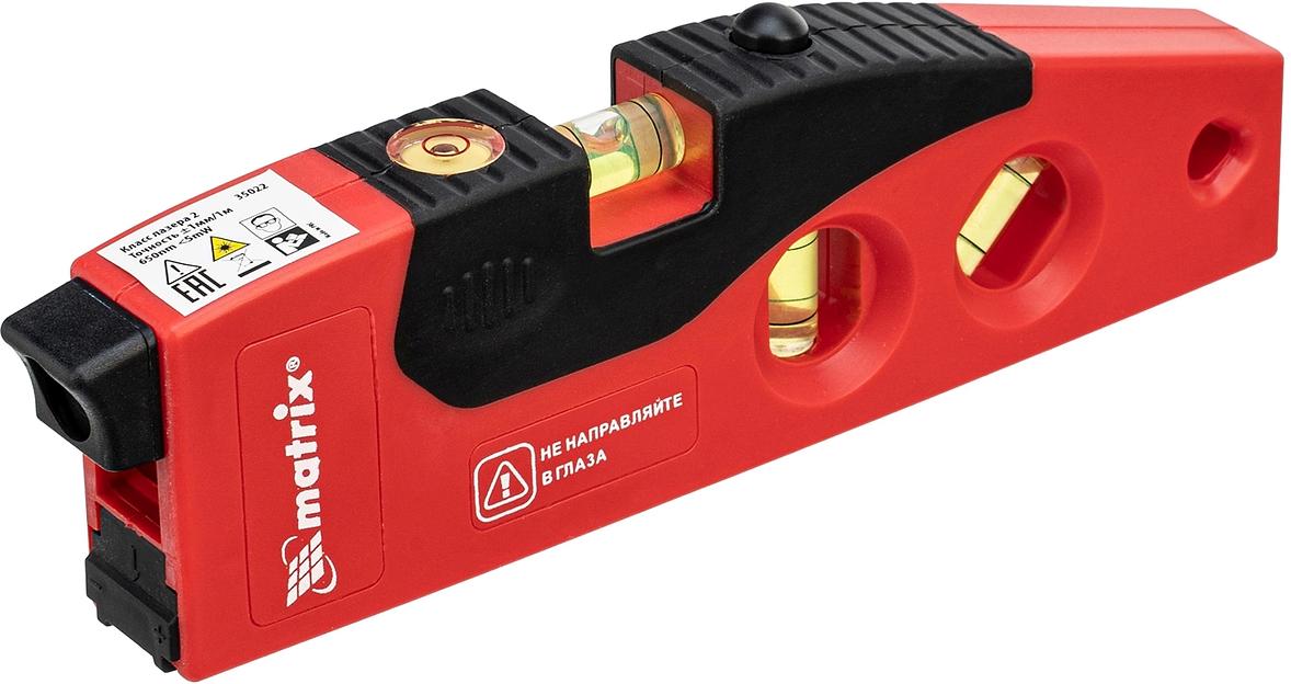 Уровень лазерный, 180 мм, 220 мм штатив, 4 глазка// MATRIX 35022 фото 3