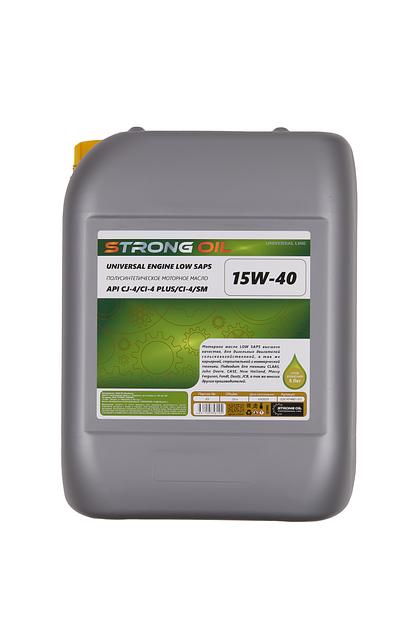 Масло моторное Strong Oil Universal Engine 15W-40, 20 л, опт фото 1