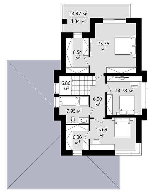 Проект дома KDR – 125 фото 4