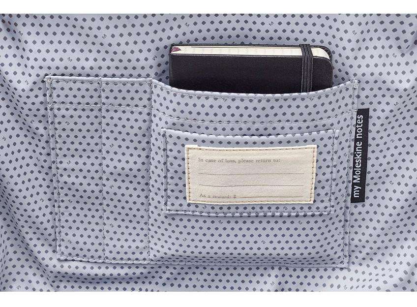 Рюкзак Moleskine CLASSIC ROLLTOP (ET86RBKBK) 40x32x12см эко-кожа черный фото 6