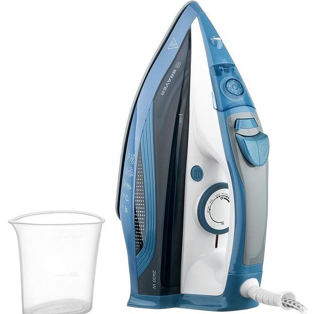 BRAYER 4002BR Утюг 2400 Вт, 140 г/м, синий фото 1