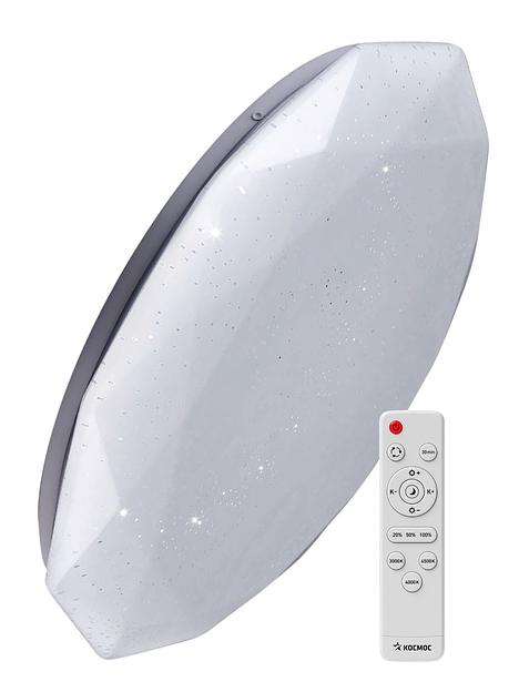 Светильник светодиодный ДБО-75 Вт настенно-потолочный управляемый DIAMOND 230В 3000-6500K 6000Лм 500x90мм фото 1