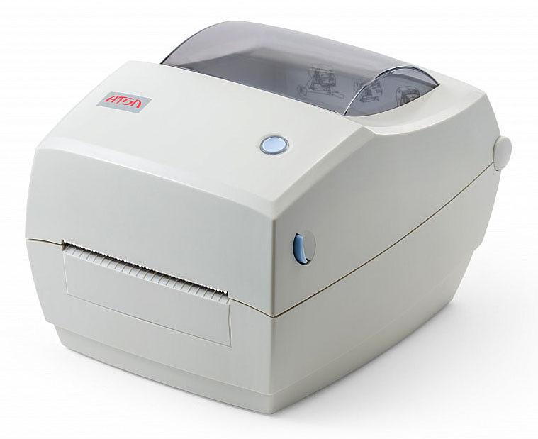 Термопринтер Атол ТТ42 (для печ.накл.) стационарный серый фото 1