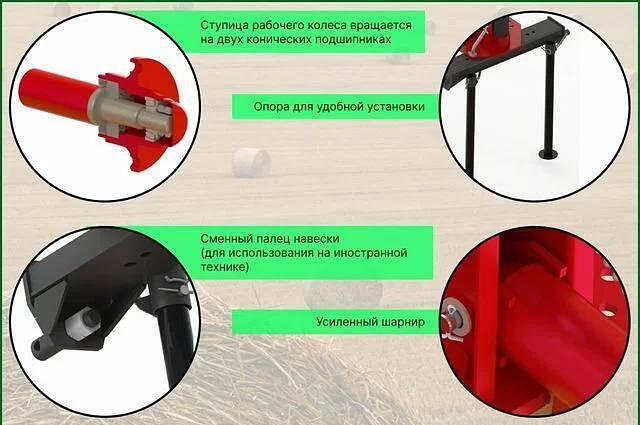 Грабли ворошилки, валкователи ГКП-3.5Н (S6) 2023 опт фото 5