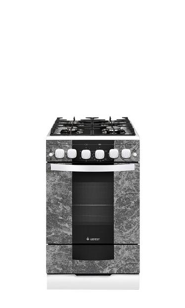 Плита Газовая Gefest ПГ 5500-02 0113 мрамор реш.чугун фото 1