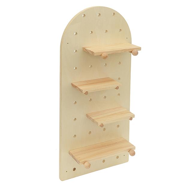 Пегборд Shely, 38х80 см, светлое дерево фото 3