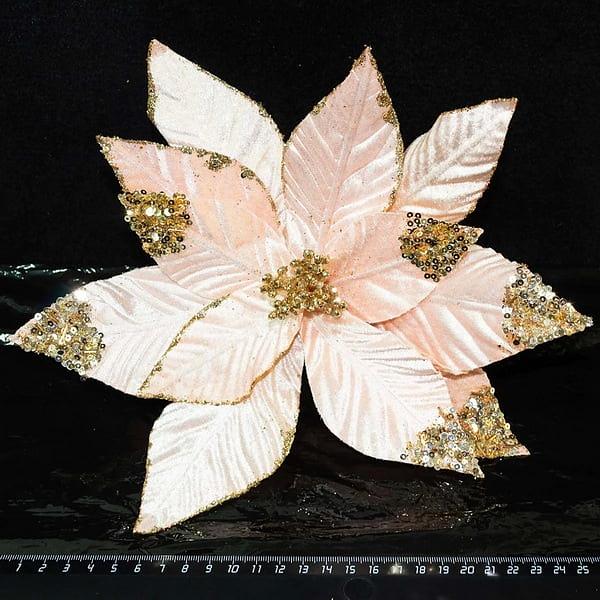 Цветок Декор на клипсе 28х4см фото 1
