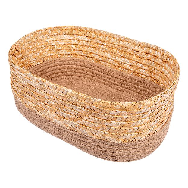 Корзина стеллажная "Сканди", Д330 Ш220 В140, какао фото 1