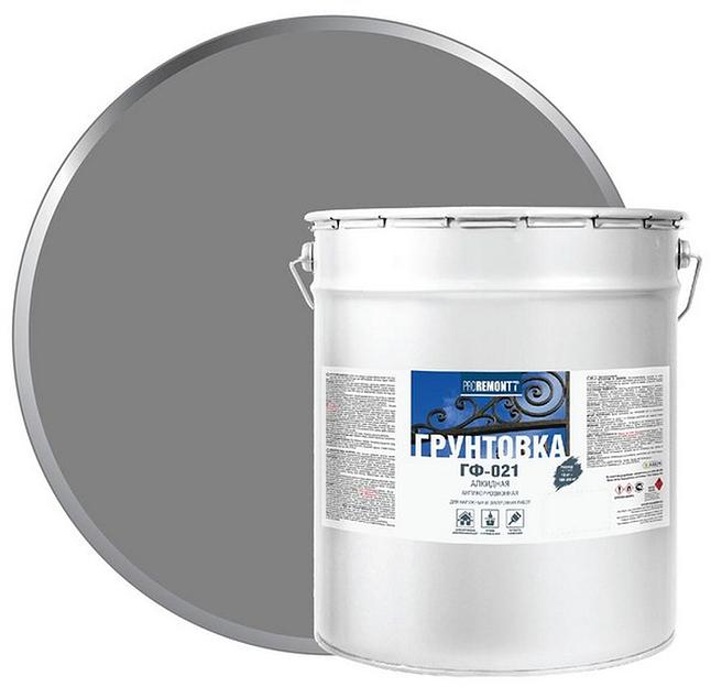 Грунт ГФ-021 PROREMONTT серый 18кг фото 1