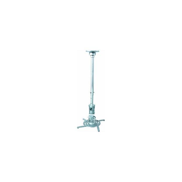 Кронштейн для проектора Cactus CS-VM-PR01L-AL, до 10кг, потолочный, поворот и наклон, серебристый фото 1