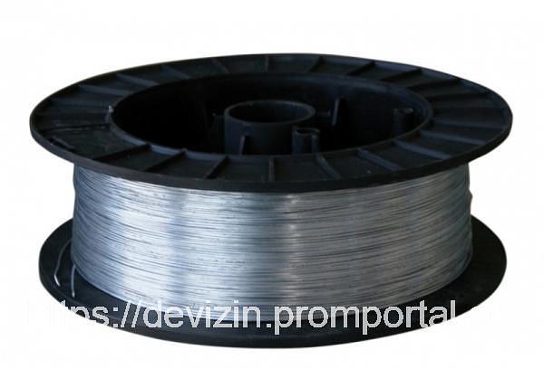 Проволока для электропастуха 1 мм / 450 м / Оцинкован. фото 1