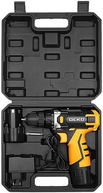 Дрель-шуруповерт Deko DKCD12V аккум. (кейс в комплекте) (083-1006) фото 3