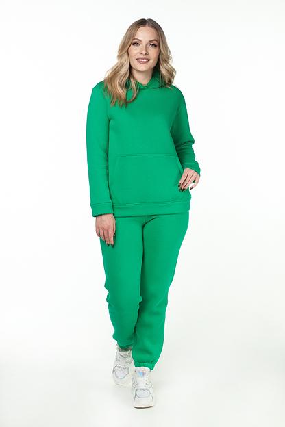 Костюм футер 3-х нитка с начесом 3128/28/Зеленый фото 2