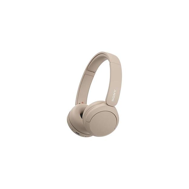 Наушники Sony WH-CH520, Bluetooth, накладные, бежевый [wh-ch520/c] фото 1
