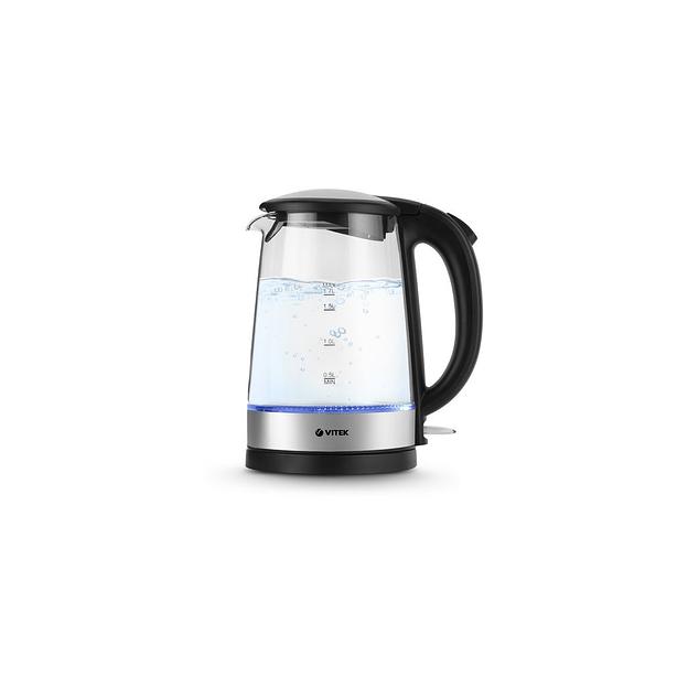 Чайник электрический Vitek VT-8807, 2200Вт, серебристый фото 1