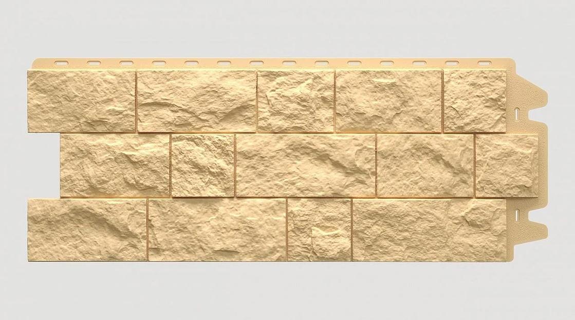 Фасадная панель под камень Fels «Слоновая кость» опт фото 2