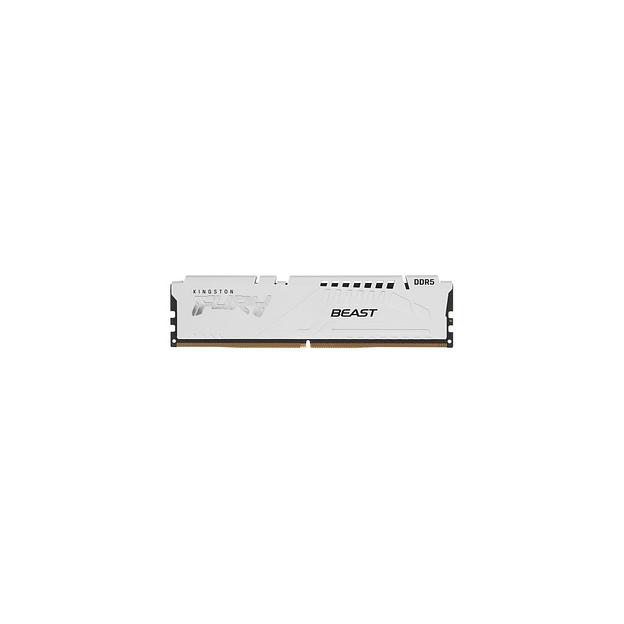 Оперативная память Kingston Fury Beast KF564C32BWE-32 DDR5 - 1x 32ГБ 6400МГц, DIMM, White, Ret фото 1