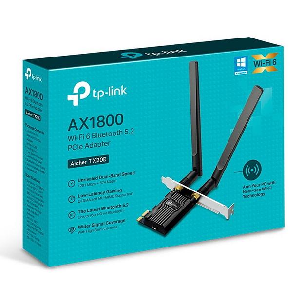 Archer TX20E AX1800 Dual Band Wi-Fi 6 Bluetooth PCI Express Adapter фото 3