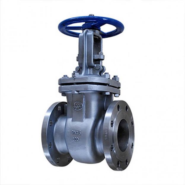 Задвижка нержавеющая клиновая фланцевая 30НЖ41НЖ фото 1