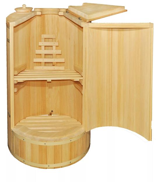 Фитобочка «Богатырь со скосом» с парогенератором фото 1